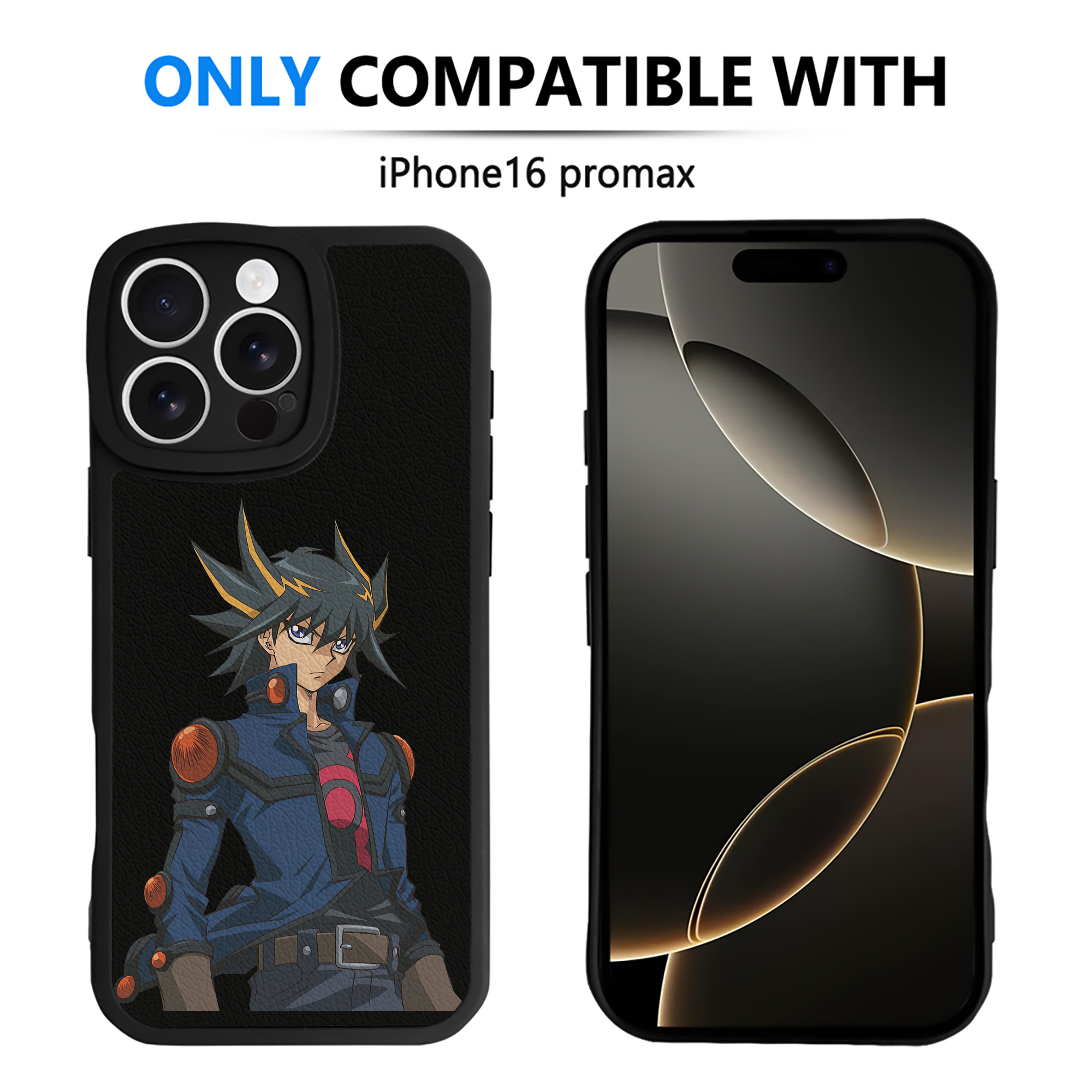 遊☆戯☆王 Yu-Gi-Oh! 【iPhone 16シリーズ対応】シリコンスマホケース（レザー調） 材質：シリコン